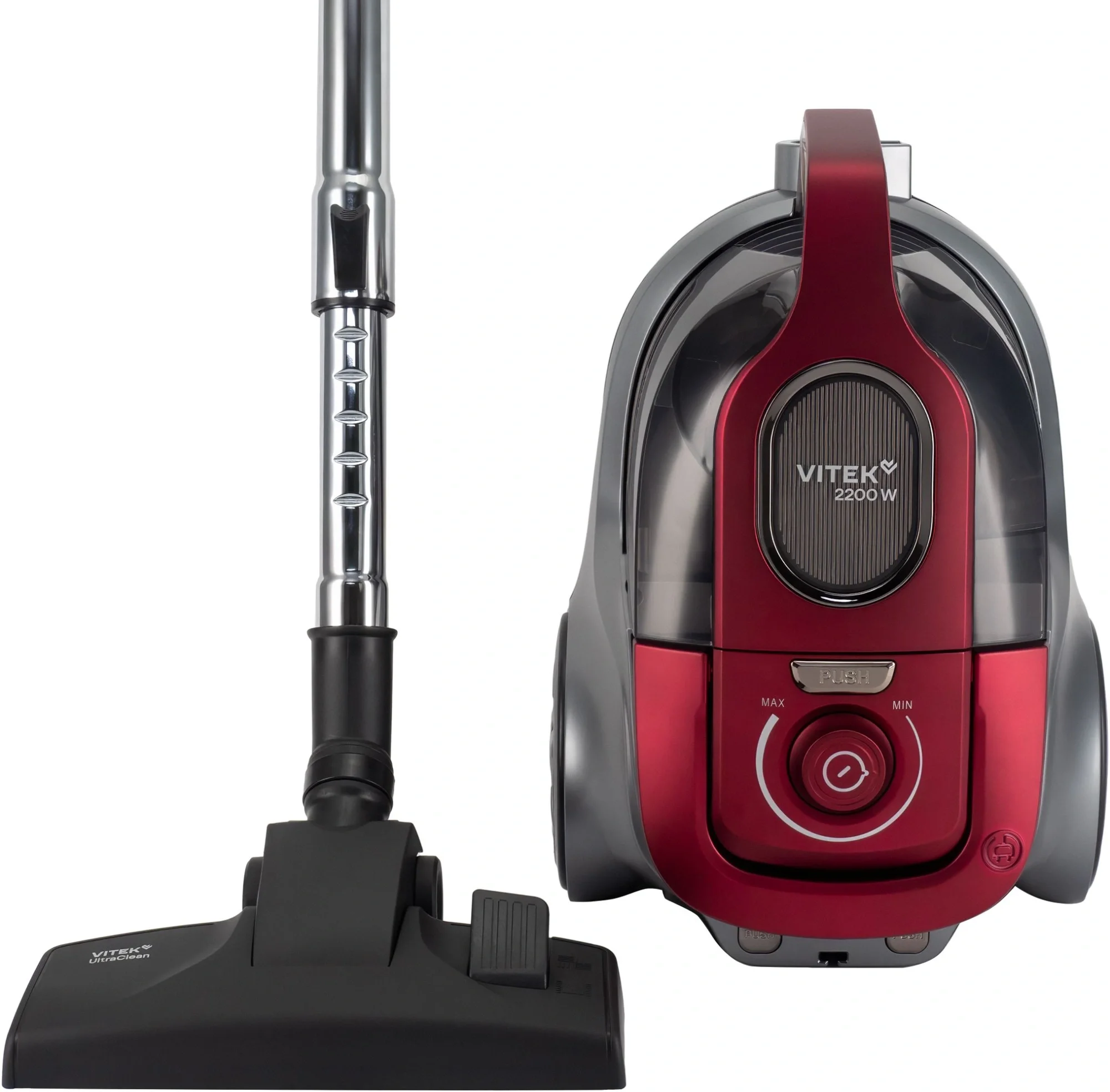 Пылесос Vitek VT-CV3113, 2200 Вт, контейнер 2 л, сухая уборка
