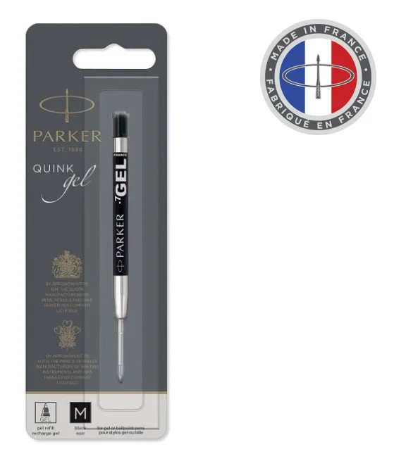 Стержень гелевый Parker Quink GEL Z05 (1950344) M черный чернила для ручек шариковых блистер