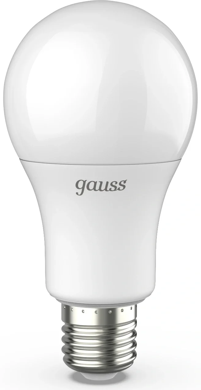 Лампа светодиодная Gauss A60 12Вт цок.: E27 шар 220B 4100K св. свеч. белый нейт. A60 (упак.: 10 шт) (102502212)