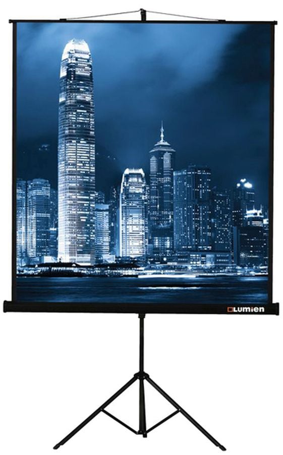 [LMV-100108] Экран на штативе Lumien [Master View] 183x244 см (116") Matte White FiberGlass черн. кайма по периметру, устойчивый штатив 4:3