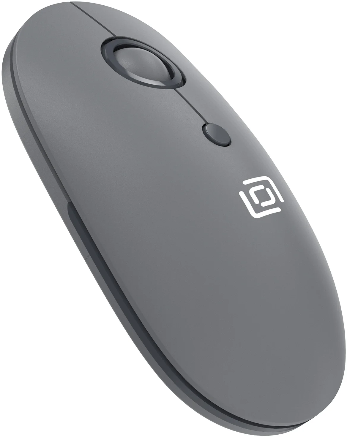 Мышь Oklick 408MW графитовый оптическая 1600dpi silent беспров. USB для ноутбука 4but (2007533)