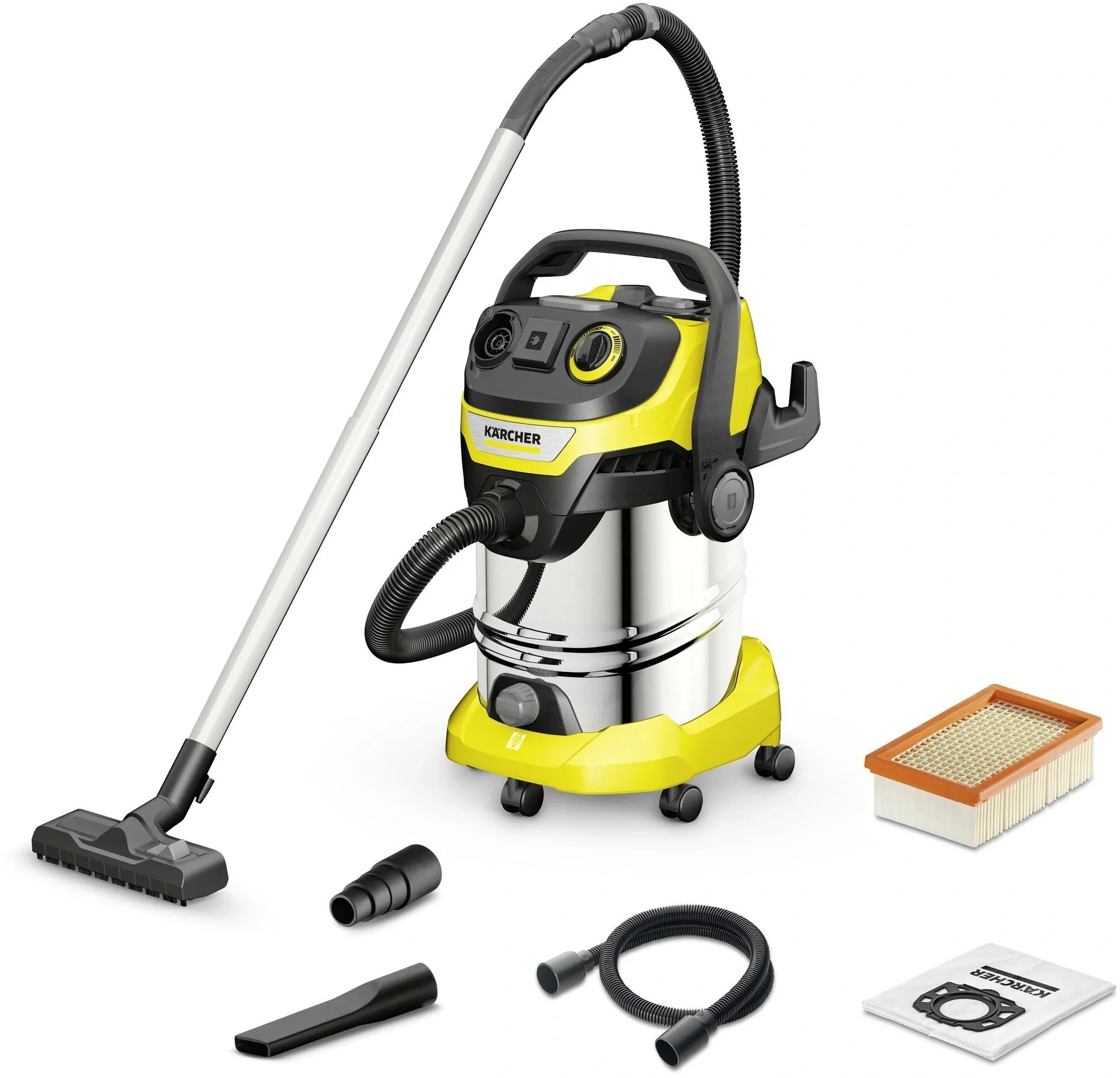Пылесос Karcher WD 6 P S V-30/8/35/T 1.628-381.0, 1300 Вт, 30 л