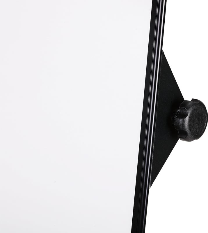 Флипчарт Deli EV130, лак, 75x106.7см на роликах белый/черный