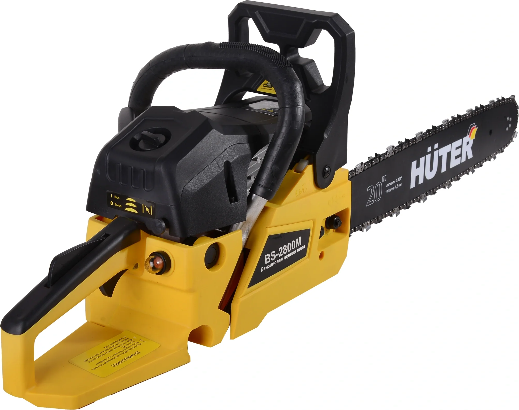 Бензопила Huter BS-2800M 2800Вт 3.8л.с. дл.шины:20" (50cm) (70/6/19)