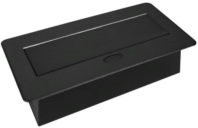 Сетевой разветвитель Premier PX/BL-HOR-2R-2USB-BLK, 1.8м, 2 розетки, 2×USB