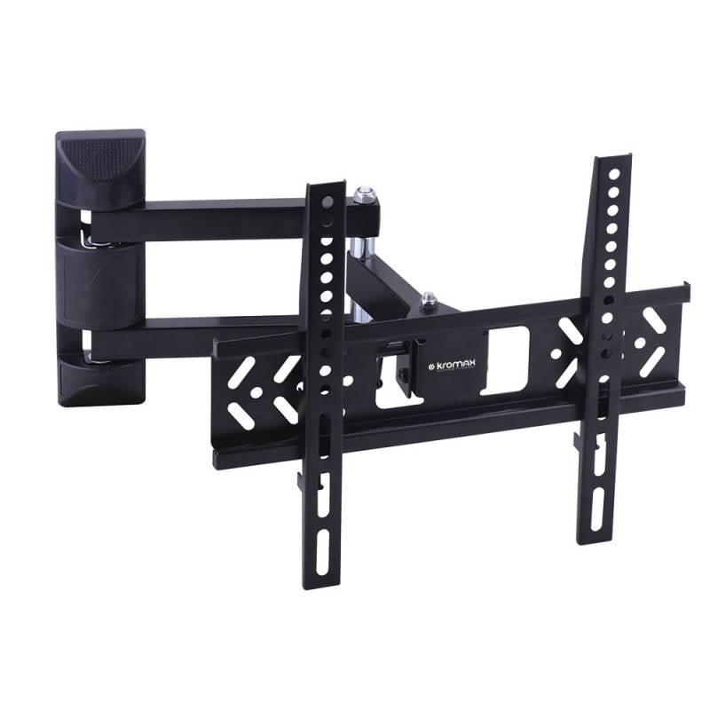 <095341> Крепление для телевизора Kromax PIXIS-XS (22"-55" макс.30кг настенный поворотно-выдвижной и наклонный) Black [20251]