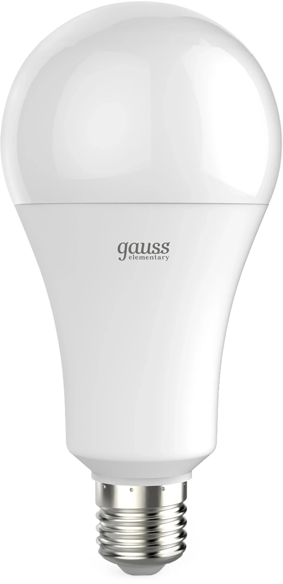 Лампа светодиодная Gauss Elementary A67 30Вт цок.:E27 груша 220B св.свеч.бел.теп.  А67 (упак.:10шт) (73219)
