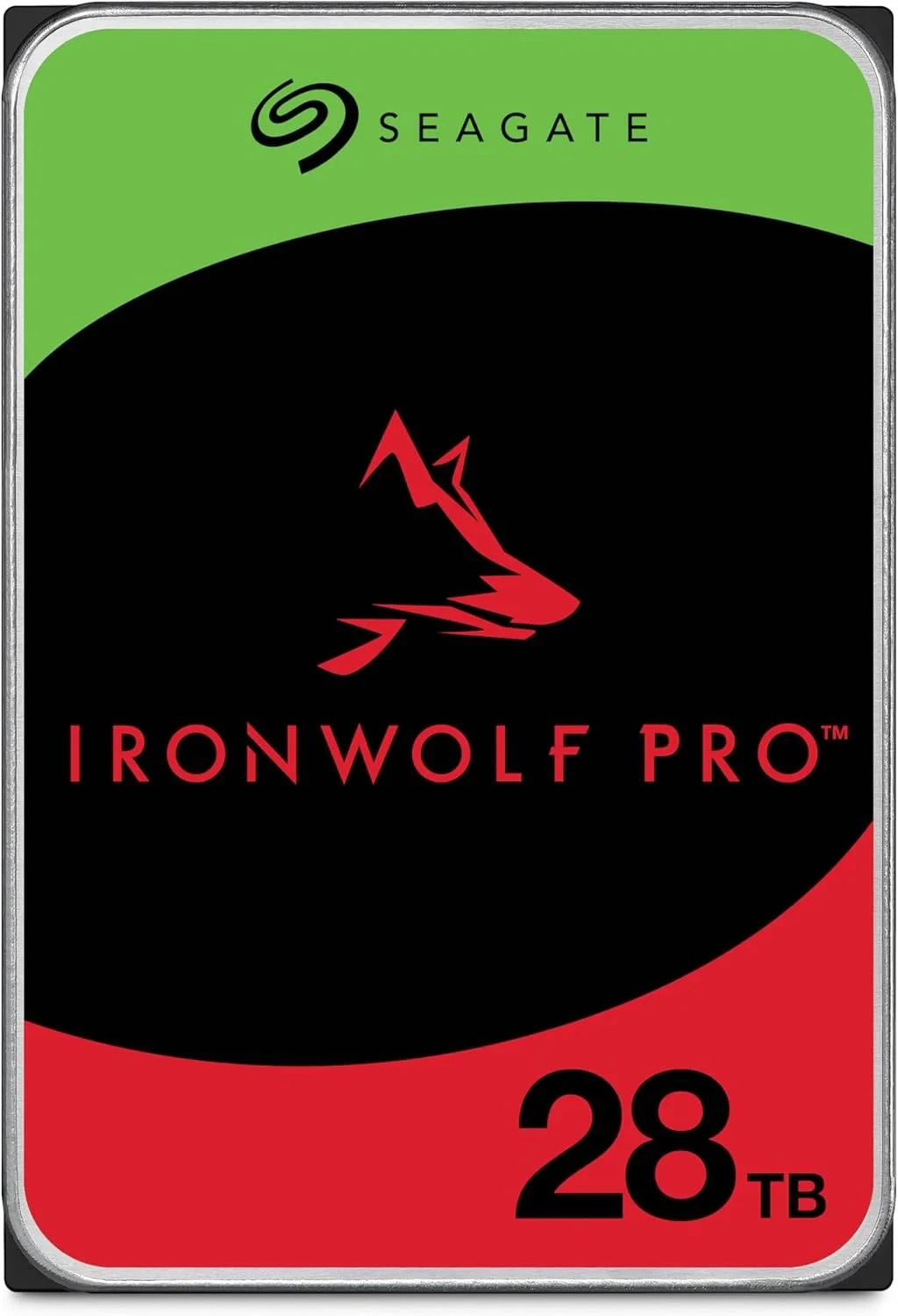 Диск HDD Seagate - IronWolf Pro, для системы хранения, SATA, 6 Гб/с, 3.5", 28 ТБ, 7200 rpm, 512MB, ST28000NT000
