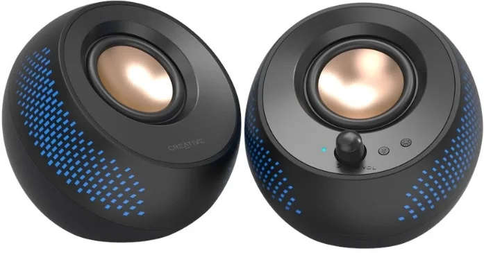 51MF1715AA000 Колонки Creative Pebble X 2.0 черный 30Вт  BT  портативные