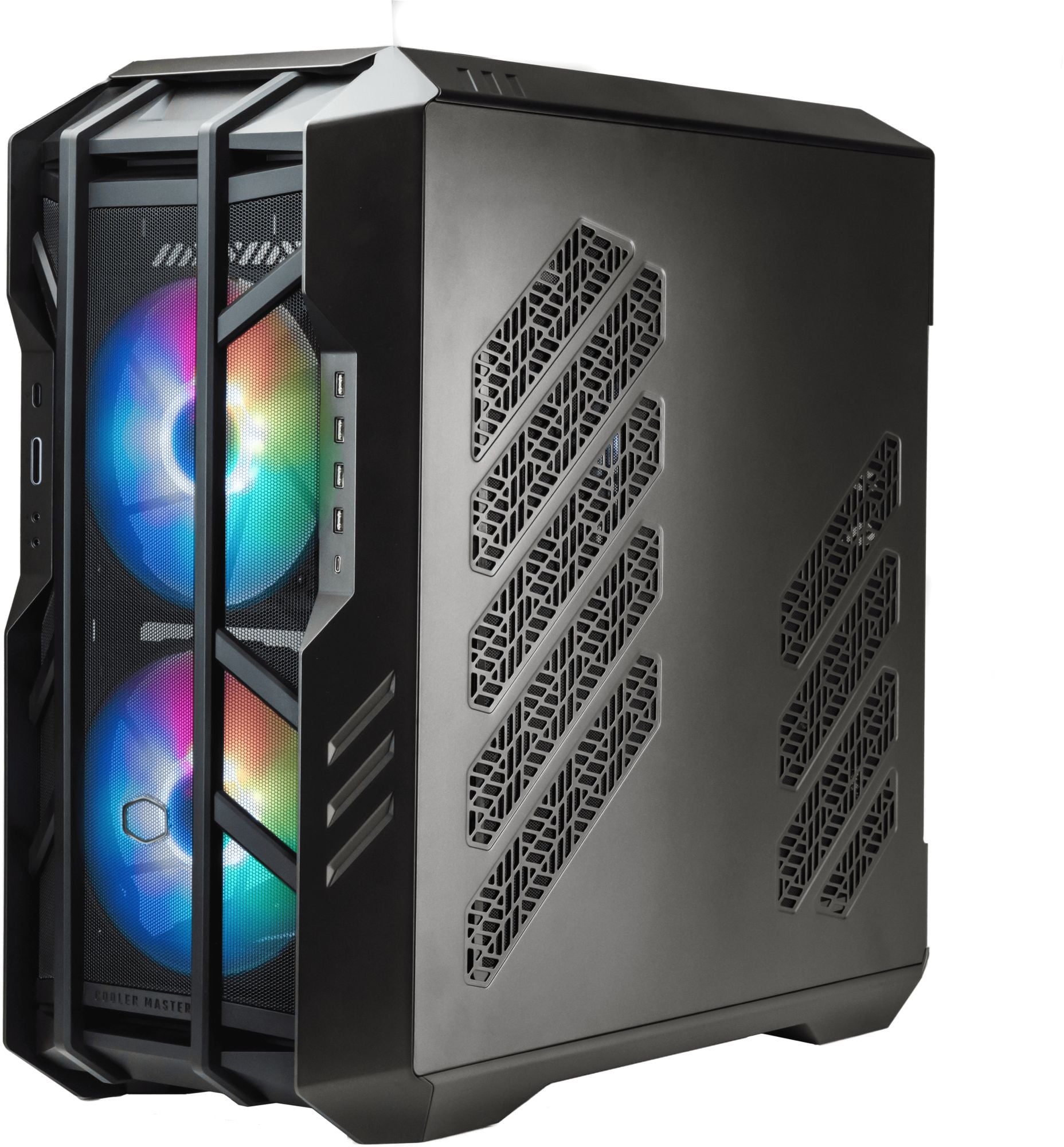 Компьютерный корпус Cooler Master HAF700 черный без БП E-ATX 5x120мм 4x200мм 2xUSB3.0 1xUSB3.1 audio bott PSU