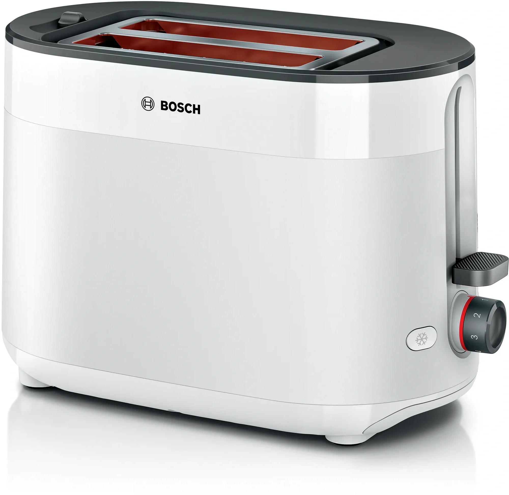 Тостер Bosch TAT2M121 белый, 950 Вт, 2 слота