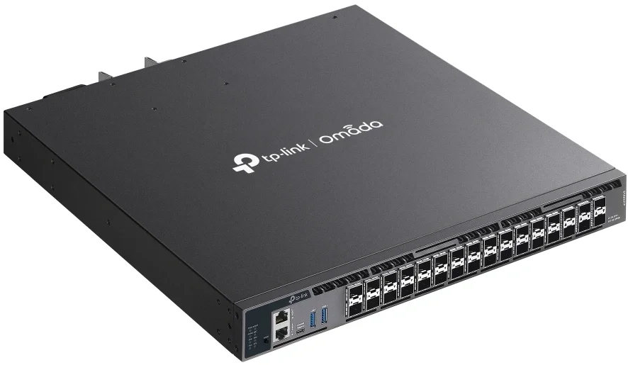 Коммутатор управляемый стекируемый агрегации 3-го уровня TP-Link SX6632YF Omada с 26 портами SFP+ 10 Gbит/с и 6 портами SFP28 25 Gbит/с