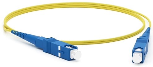 Hyperline FC-S2-9-SC/­UR-SC/­UR-H-1M-LSZH-YL Патч-корд волоконно-оптический (шнур) SM 9/­125 (OS2), SC/­UPC-SC/­UPC, 2.0 мм, simplex, LSZH, 1 м