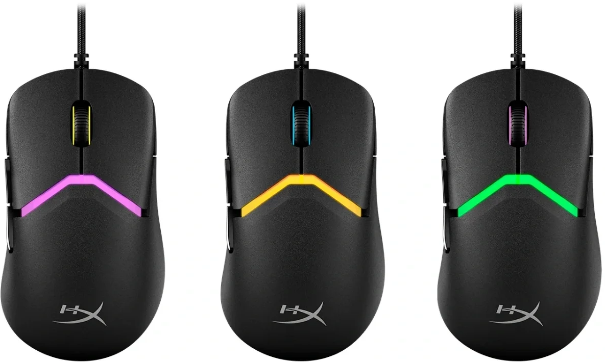 A2PB3AA - Компьютерная мышь, HyperX, A2PB3AA, Saga, Игровая, Оптическая 32000dpi, 650 IPS, 6 кнопок, Проводная, Чёрный