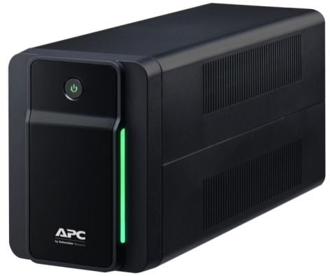 BX750MI-GR - Источник бесперебойного питания, APC, Back-UPS BX750MI-GR, Линейно-интерактивный, Мощность 750ВА/410Вт, Напольный, 230В, Вых: 4x Schuko, 12В/9Ач, Чёрный