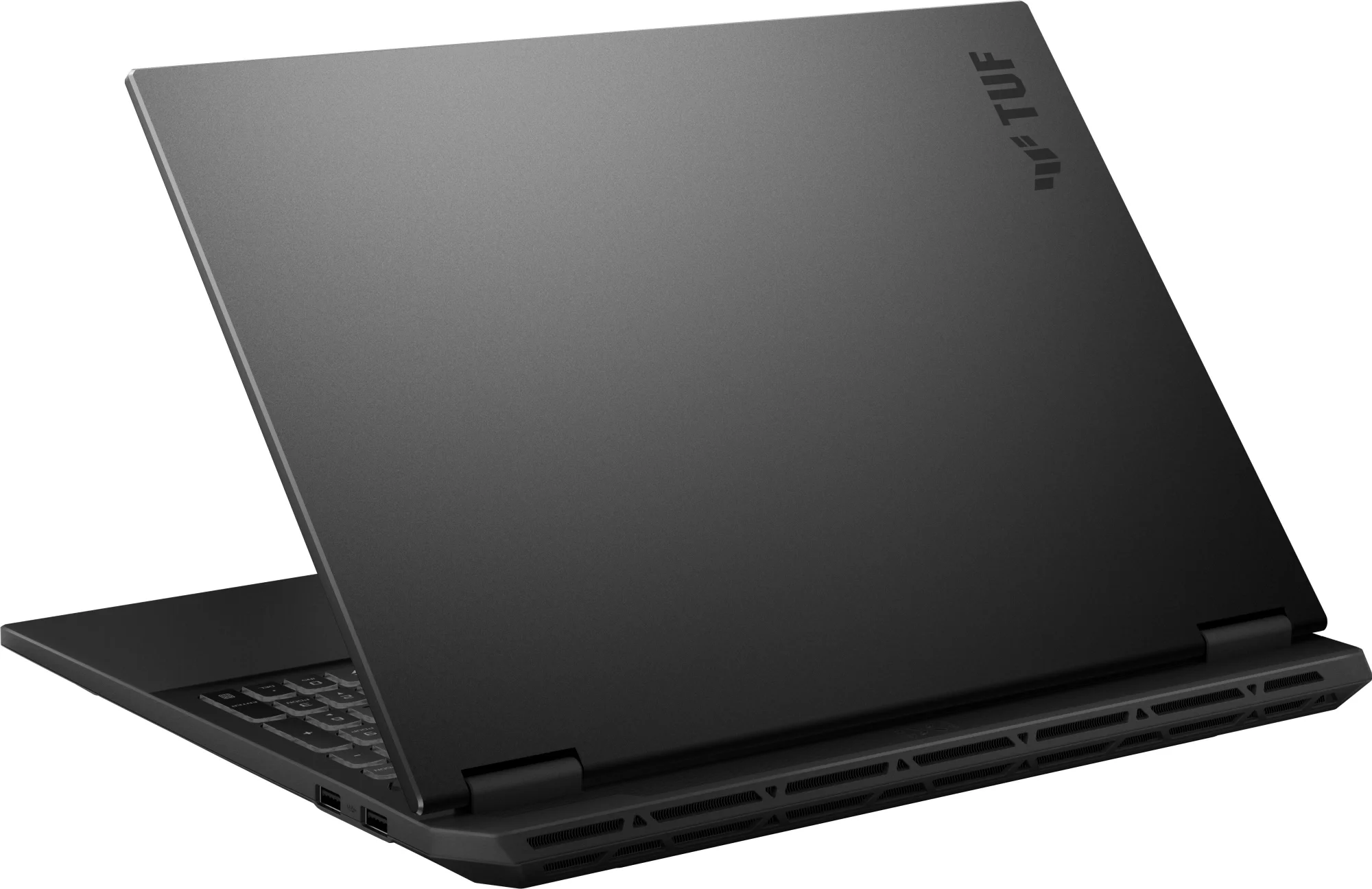 Ноутбук/ ASUS TUF F16 FX608JHR-RV101 16"(1920x1200 (матовый, 165Hz) IPS)/Intel Core i5 14450HX (2.4Ghz)/16384Mb/1024PCISSDGb/noDVD/Ext:nVidia GeForce RTX 5050(8192Mb)/Cam/BT/WiFi/90WHr/war 1y/2.2kg/Jaeger Gray/DOS