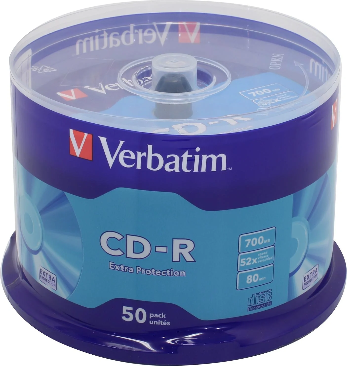 CD-R Verbatim   700Mb 52x sp. (уп.50  шт)  на шпинделе  (43351)