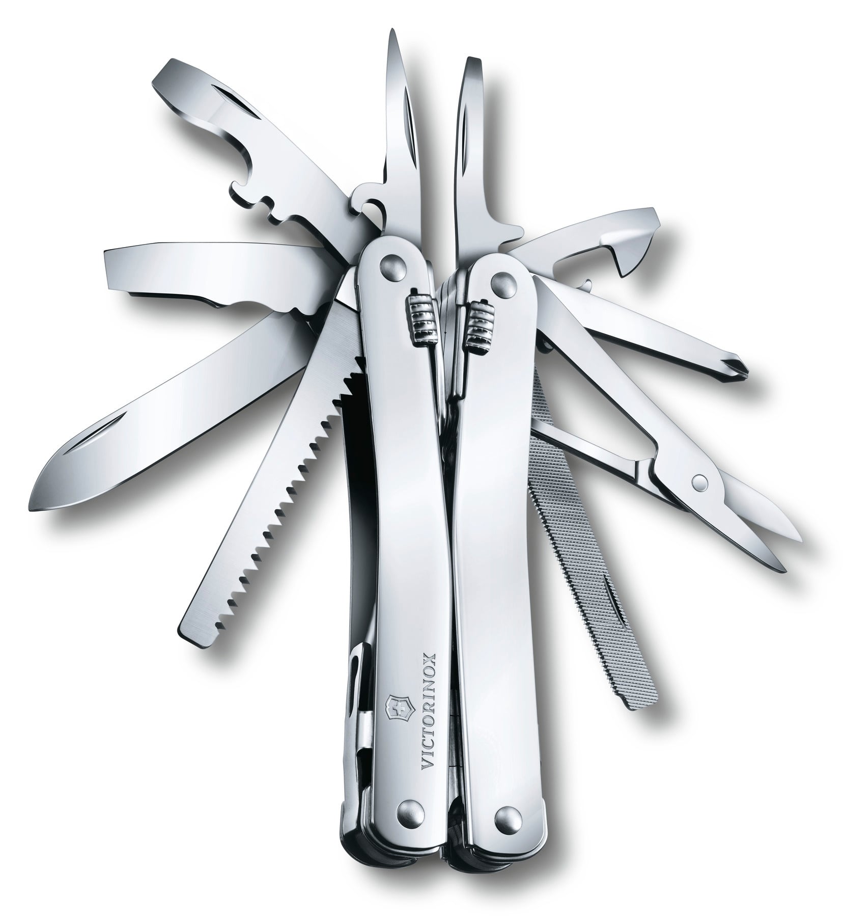Мультитул Victorinox SwissTool Spirit X (3.0224.LB1) 105мм 26функц.  серебристый  блистер