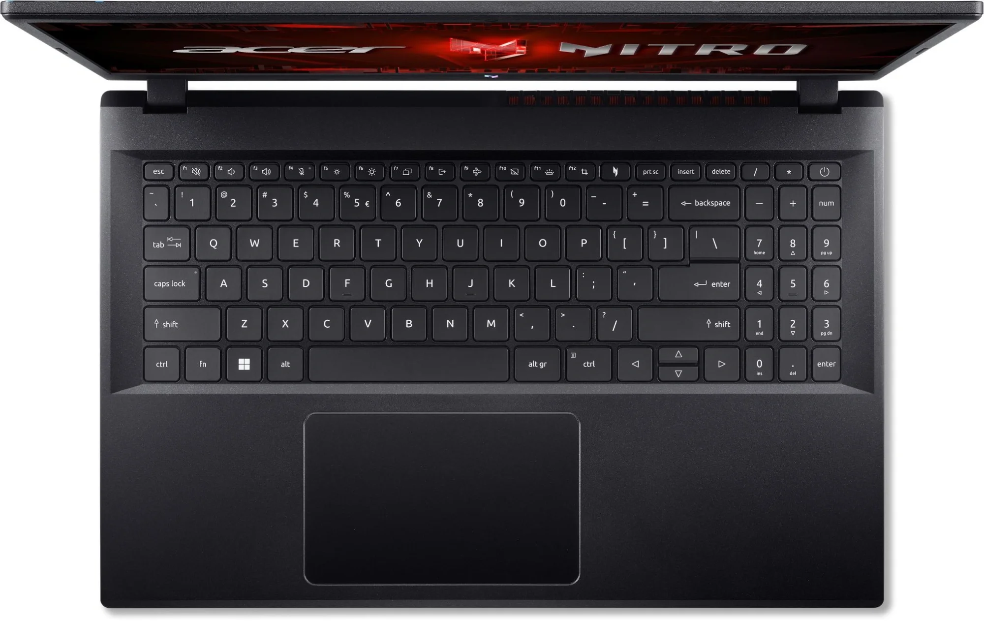 Ноутбук Acer Nitro V 15 ANV15-51-55MP Core i5 13420H 16Gb SSD 512Gb NVIDIA GeForce RTX 3050 6Gb 15.6" IPS FHD (1920x1080) без ОС черный WiFi BT Cam (NH.QN9CD.007)