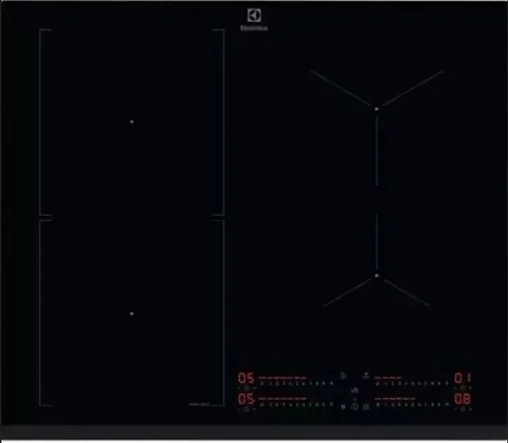 Встраиваемые индукционные панели ELECTROLUX/ индукционная варочная поверхность, цвет: Черный, индивидуальный слайдер для каждой зоны нагрева, 3-хступенчатая индикация остаточного тепла,акустический сигнал (вкл/выкл),  Функция "Booster",, автоматика закипания, блокировка от детей, блокировка панели управления, Будильник, Таймер, функция "Пауза", Таймер отключения с функцией Эко, беззвучный режим, Flexible Powermanagement, функция Hob-to-Hood, зона объединения Bridge, датчик от выкипания SenseBoil