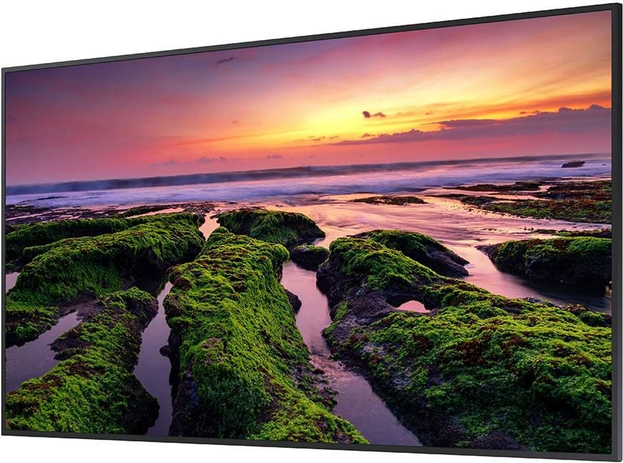 LH75QBBEBGCXCI Панель Samsung 75" QB75B черный VA LED 8ms 16:9 HDMI M/M матовая 350cd 178гр/178гр 3840x1920  4K USB 38.3