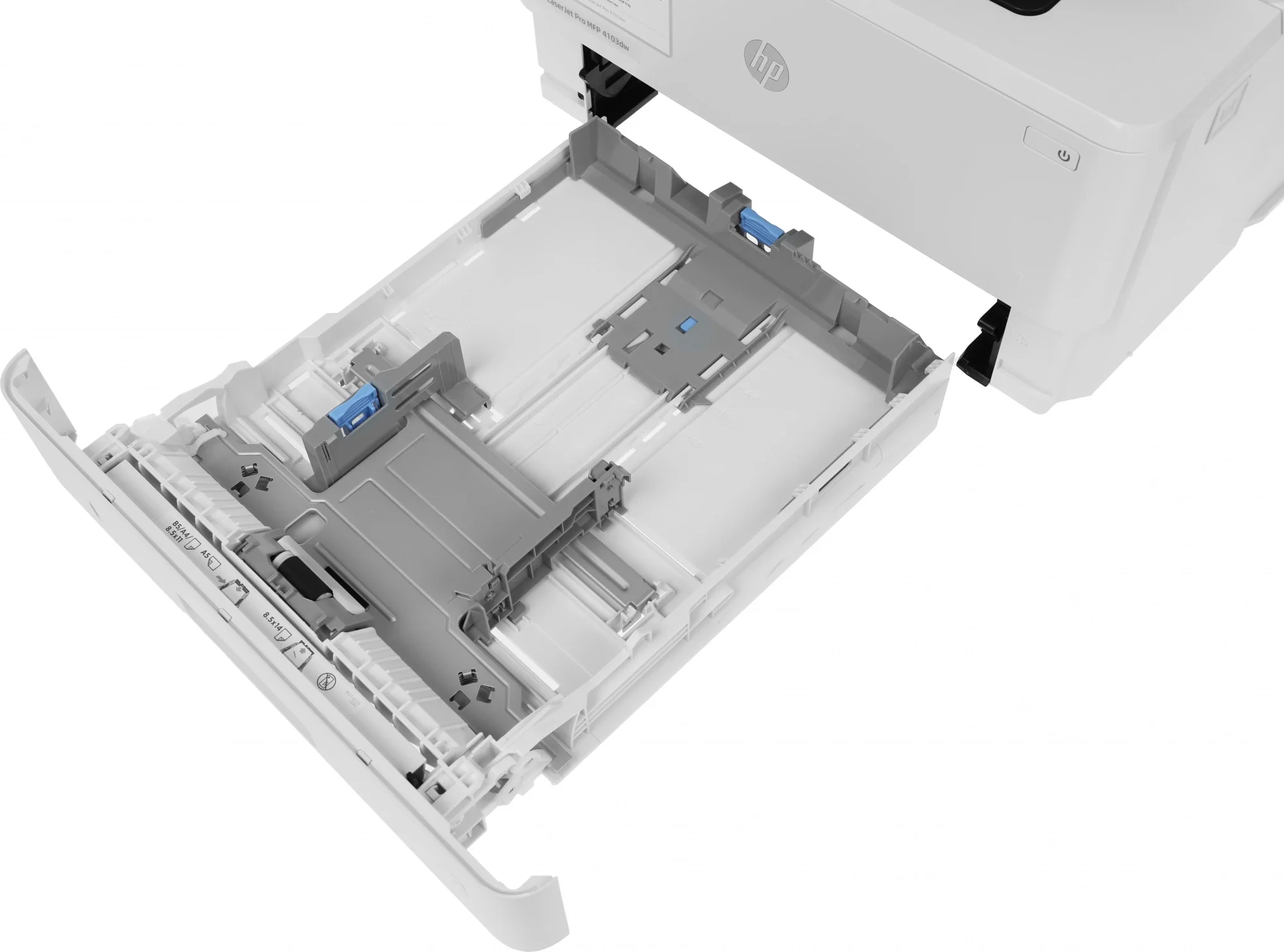 МФУ лазерный HP LaserJet Pro 4103dw (2Z627A) A4 Duplex Net WiFi белый