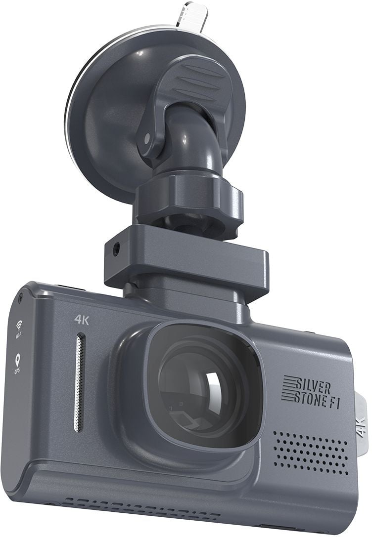 Видеорегистратор Silverstone F1 CityScanner 4K Wi-Fi, 3840x2160, 3", GPS/ГЛОНАСС, Wi-Fi, G-сенсор, датчик движения, GPS-информатор