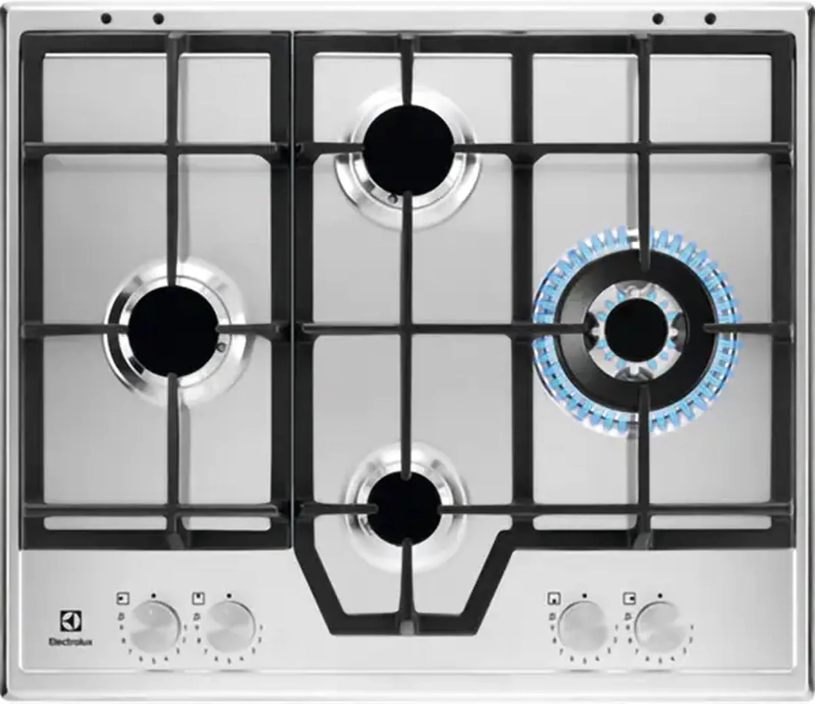 Газовая варочная поверхность Electrolux KGS64562SX независимая, нержавеющая сталь