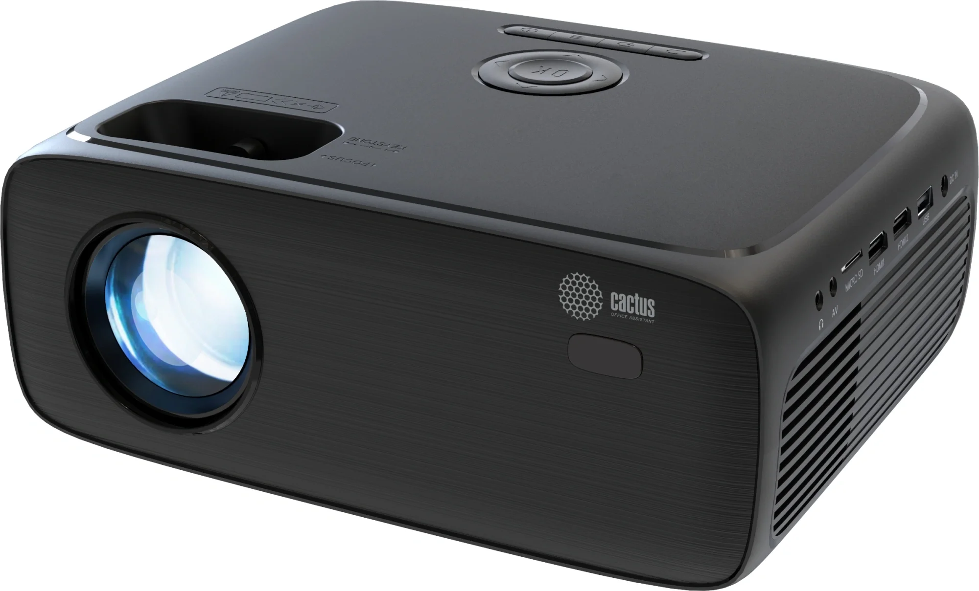 Проектор Cactus CS-PRM.07B.Full HD LCD 3200Lm LS 320Lm ANSI (1920x1080) 1500:1 ресурс лампы:50000часов 1xUSB typeA 3xHDMI 1.16кг