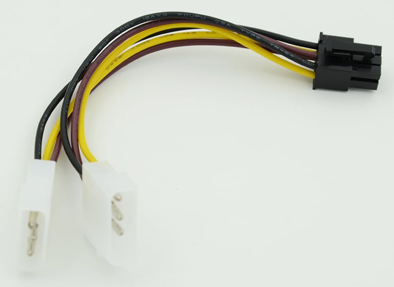 Кабель Molex 8980, PCI-E 6pin, 0.15м