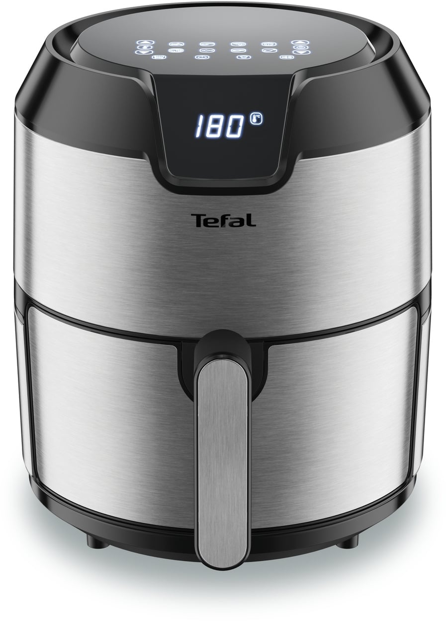 Аэрогриль Tefal Easy Fry Deluxe EY401D15 4.2л 1500Вт серебристый/черный (1510001458)
