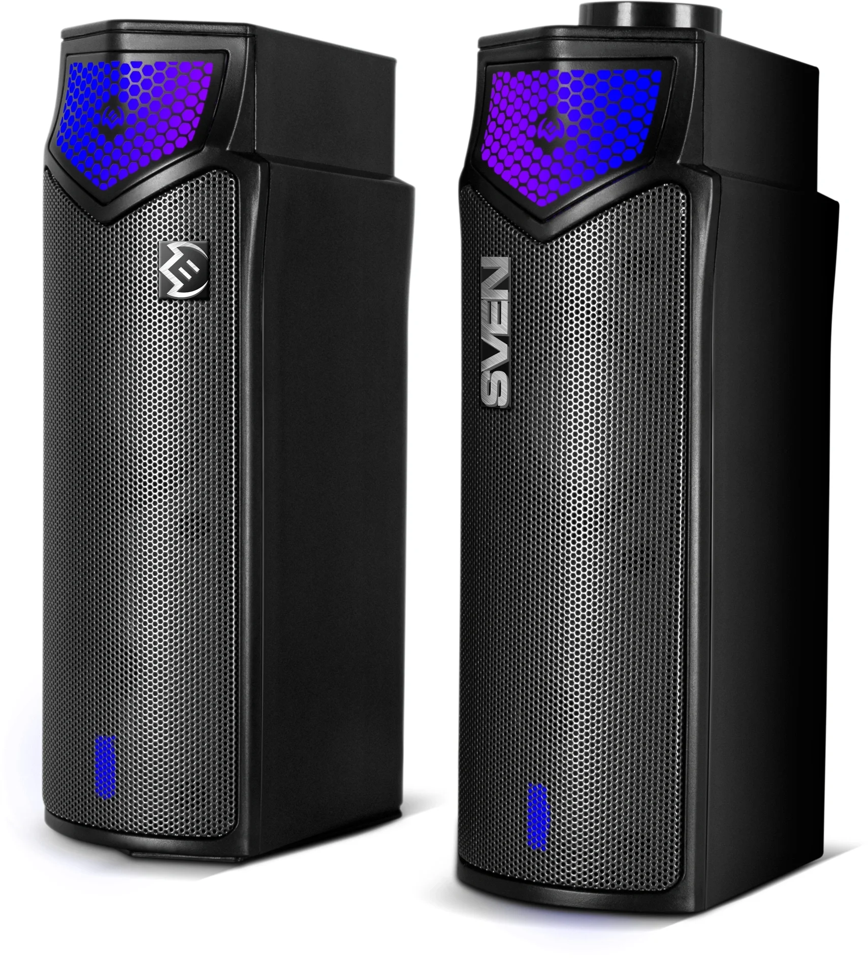 Саундбар мини SVEN SB-G1450, черный (10 Вт, питание USB, Bluetooth, подсветка)