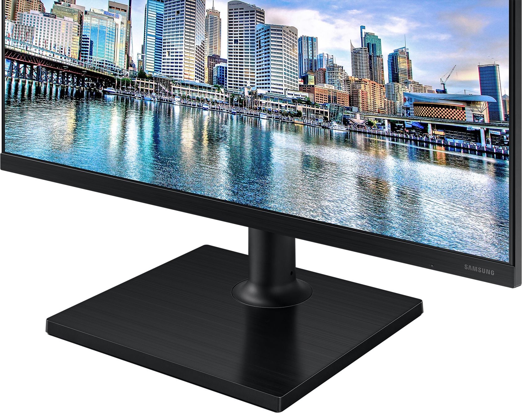 Монитор 24" Samsung F24T450FZU IPS 1920x1080, 75 Гц, 5 мс, 16:9, 250 кд/м², 2xHDMI 1.4, DP, USB Hub (2x USB 2.0), динамики, FreeSync, черный