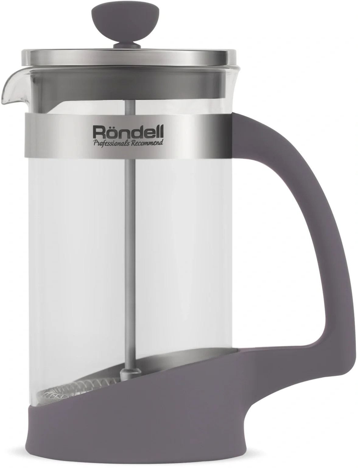 Френч-пресс Rondell Akzent RDS-937, 0.6 л, стальной