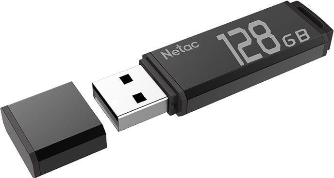 Носитель информации Netac U351 128GB USB3.2 Flash Drive, aluminum alloy housing (replaced NT03U351N-128G-30BK)