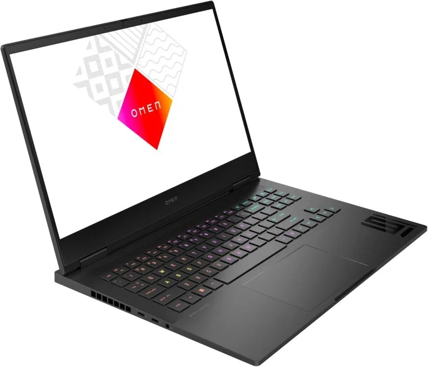Ноутбук HP Omen 16-wf1004ci Core i7 14700HX 16Gb SSD1Tb NVIDIA GeForce RTX4050 6Gb 16.1" IPS FHD (1920x1080) Free DOS черный WiFi BT Cam (A1WE9EA)