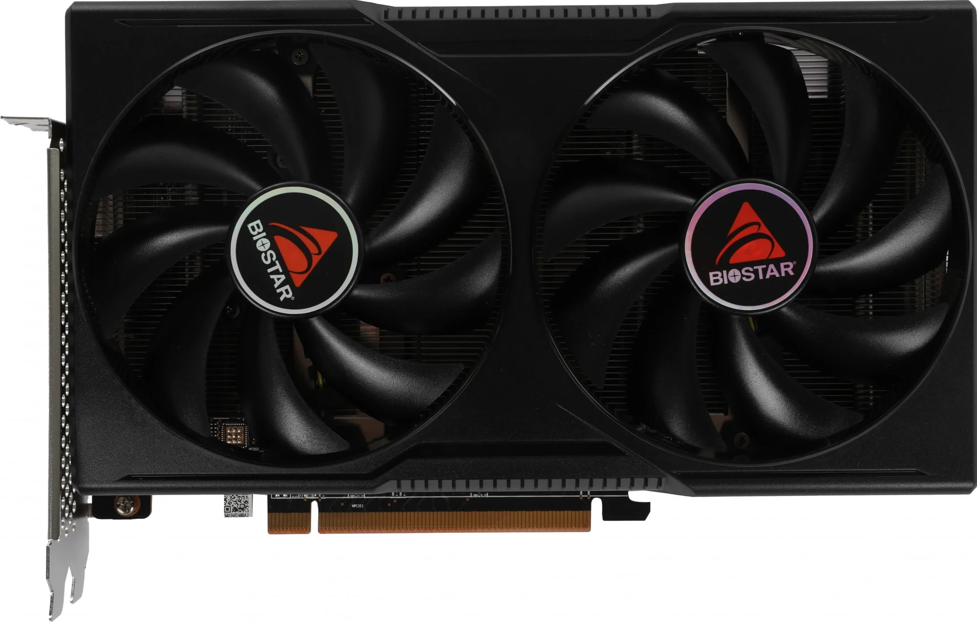 Видеокарта Biostar PCI-E 4.0 VA76S6RM81 RX7600 OC AMD Radeon RX 7600 8Gb 128bit GDDR6 2318/18000  HDMIx1  DPx3  HDCP Ret