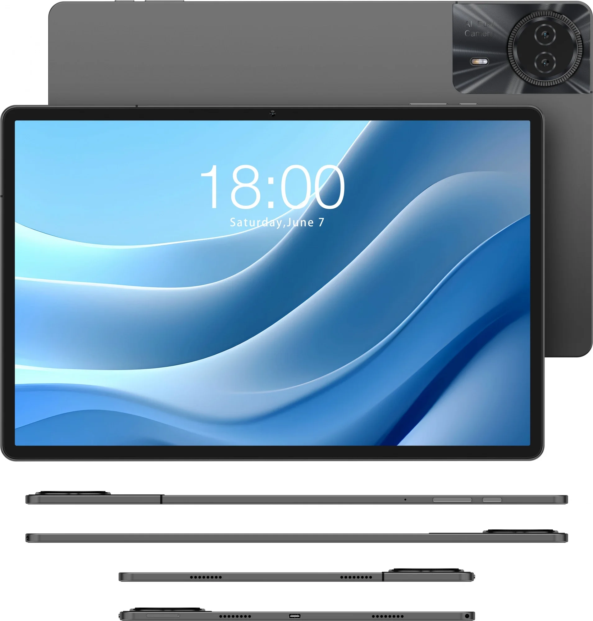 Планшет Teclast T50 Max G99 (2.2) 8C RAM8Gb ROM256Gb 11" IPS 1920x1200 4G Android 14 серебристый 13Mpix 8Mpix BT WiFi microSD 1Tb 8000mAh