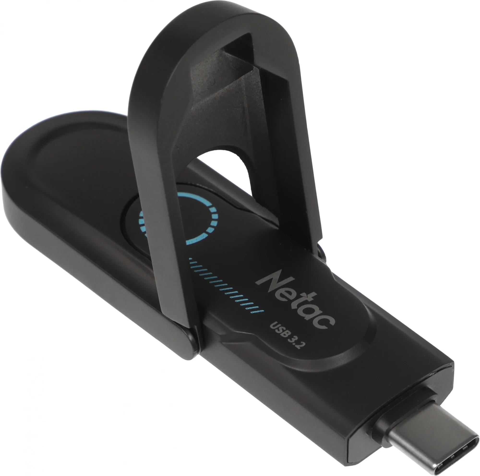 USB накопитель Netac - US9, USB Type C / USB Type A (USB 3.2 Gen 2), 256 ГБ, OTG USB Type C, NT03US9C-256G-32TA