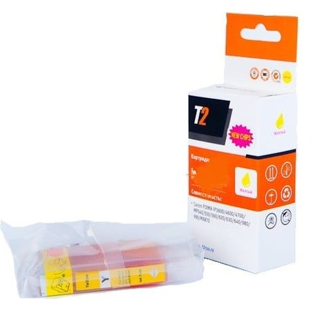 T2 C13T12844010 Картридж (IC-ET1284) для  EPSON Stylus S22/SX125/SX130/SX420W/Office BX305F желтый с чипом