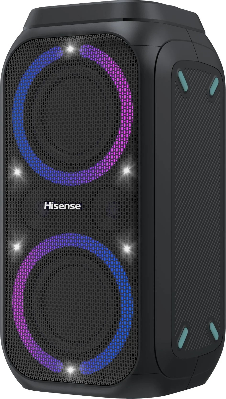 Минисистема Hisense Party Rocket 160, 160Вт, с караоке, Bluetooth, FM, USB, черный