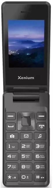 Мобильный телефон Xenium 600 X темно-серый раскладной 2Sim 2.4" 240x320 Nucleus 0.3Mpix GSM900/1800 MP3 FM microSD max32Gb