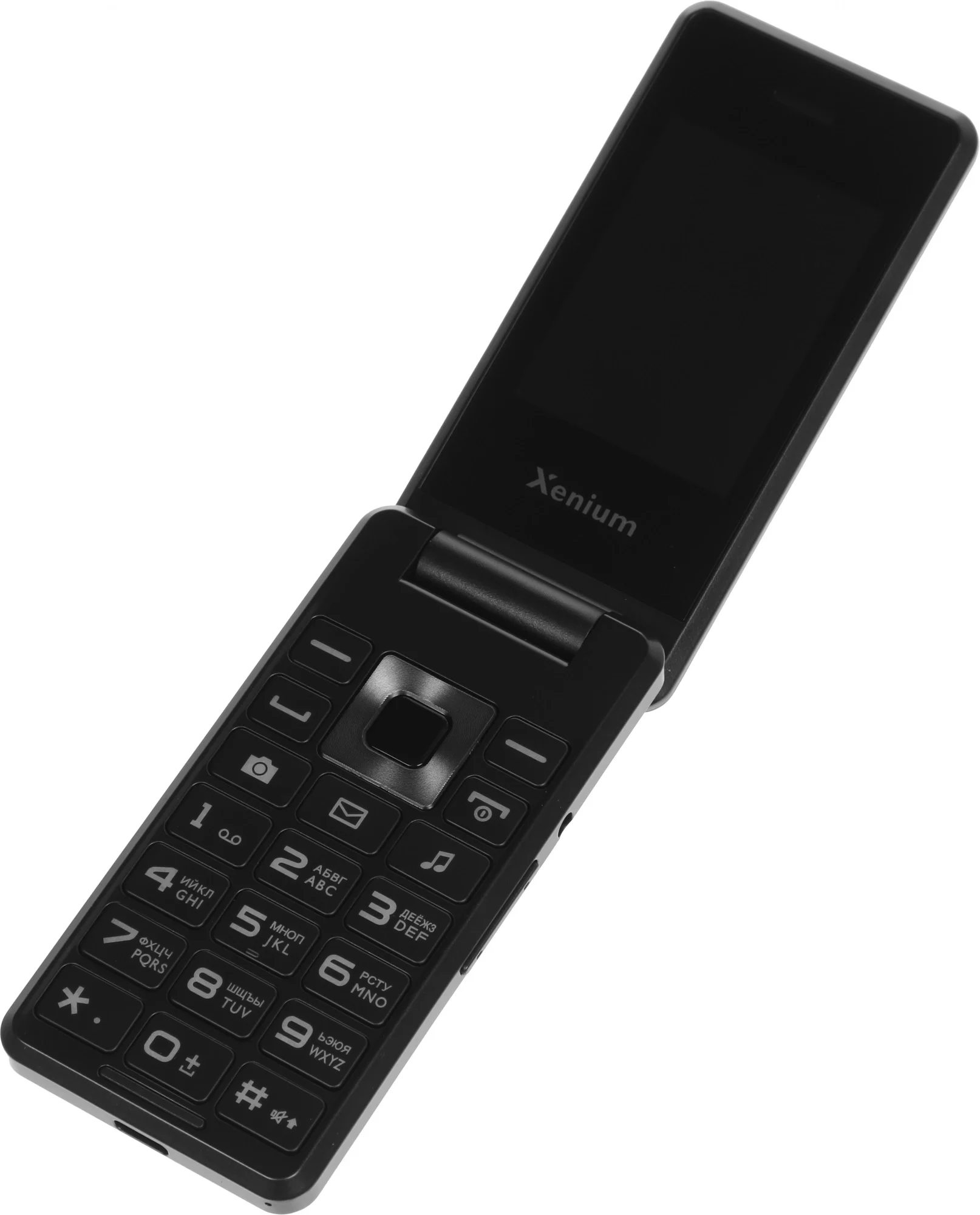 Мобильный телефон Xenium 600 X темно-серый раскладной 2Sim 2.4" 240x320 Nucleus 0.3Mpix GSM900/1800 MP3 FM microSD max32Gb
