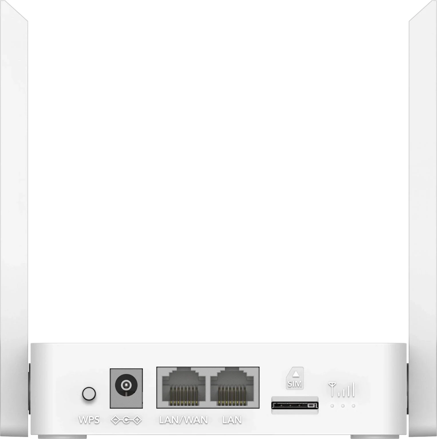Cudy LT300 3.0 Wi-Fi 4G LTE Cat.4 роутер N300, 2,4 ГГц, до 300 Мбит/с, 3G, 4G, 2x100 Мбит/с, Nano-SIM, белый, 2 антенны