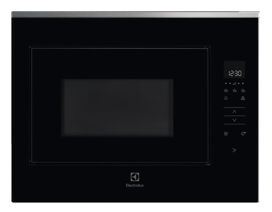 Встраиваемая микроволновая печь ELECTROLUX/ Встраиваемая микроволновая печь, ВхШхГ 45.9х59.4х43.8 см, объем объем 25 л.,  цвет черный/нерж.cталь