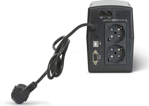 ИБП Импульс - ЮНИОР СМАРТ 800 ВА/480 Вт, Line-Interactive, in (220V / 230V / 240V Сетевой шнур (Schuko)), 4xIEC-320 C13, Tower, цвет чёрный, JS80102