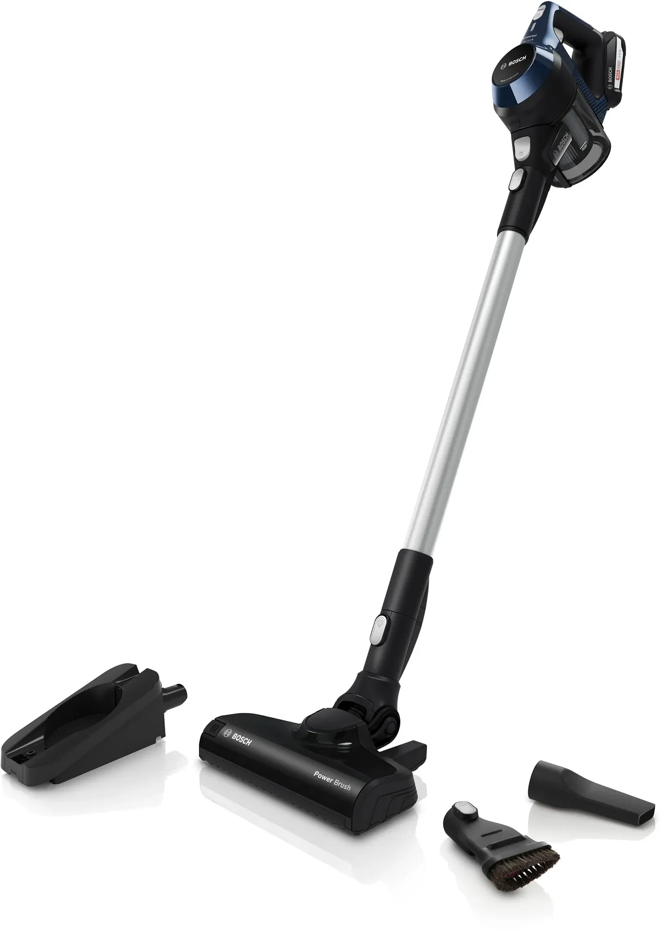 Пылесос вертикальный Bosch BCS611P4A, 18 В, аккумуляторный