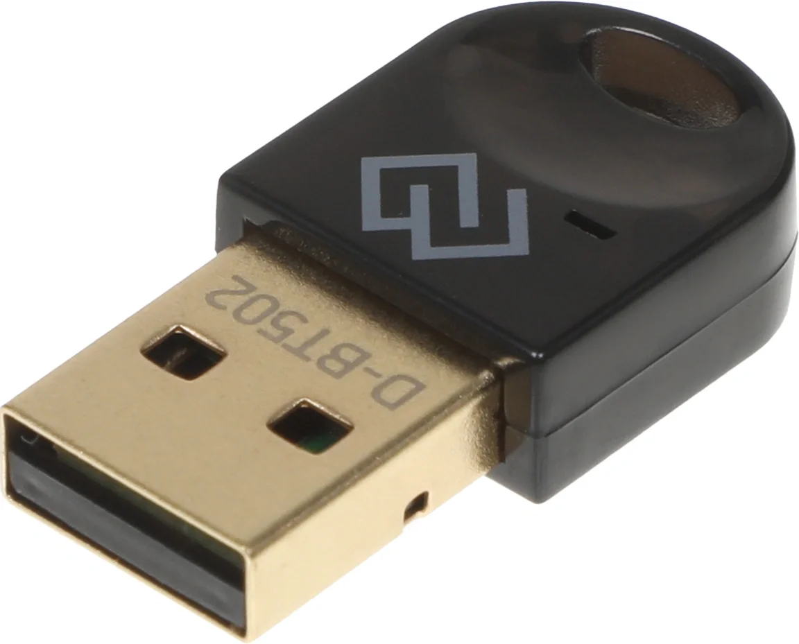 <102061> Адаптер Bluetooth Digma D-BT502 Bluetooth 5.0+EDR class 1.5 20м черный [D-BT502]