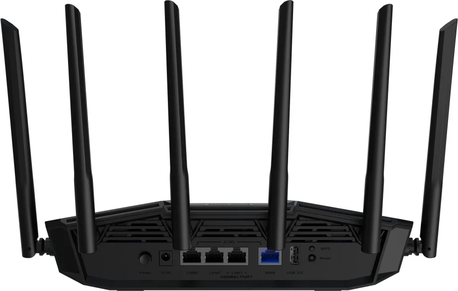 Роутер беспроводной Asus TUF-BE6500 BE6500 100/1000/2500BASE-T черный