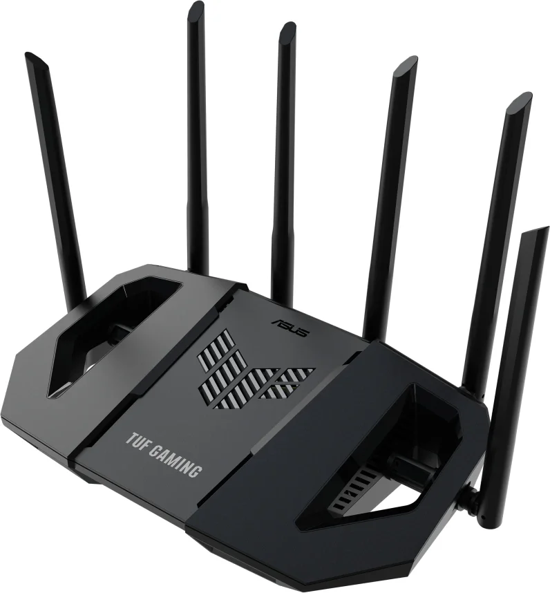 Роутер беспроводной Asus TUF-BE6500 BE6500 100/1000/2500BASE-T черный